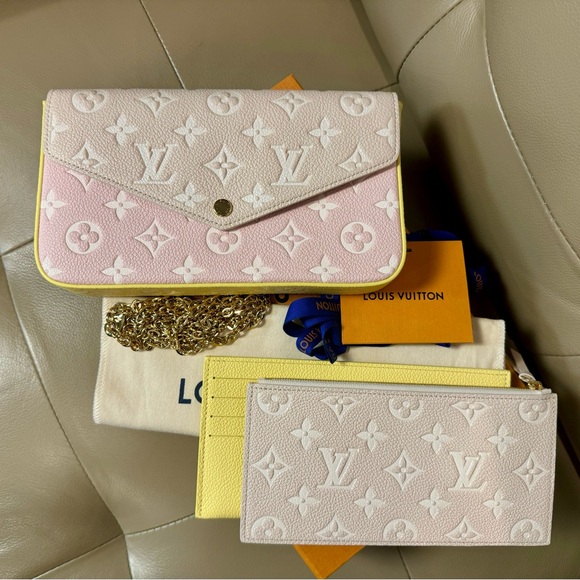 Louis Vuitton NEW Full Set▪️Empreinte pochette Felicie with inserts - Picture 2 of 12